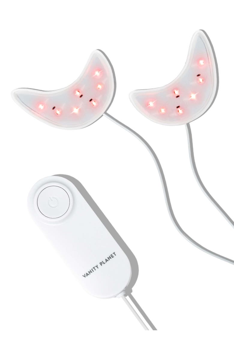 VANITY PLANET Lua Anti-Aging Red LED Eye Patches, Main, color,