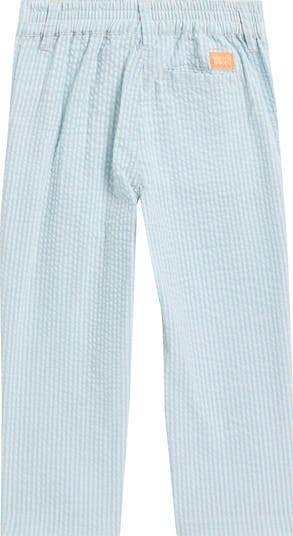 Kids' Stripe Machine Washable Cotton Blend Seersucker Suit