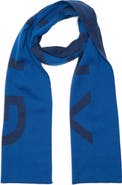 Givenchy Intarsia Logo Wool Scarf