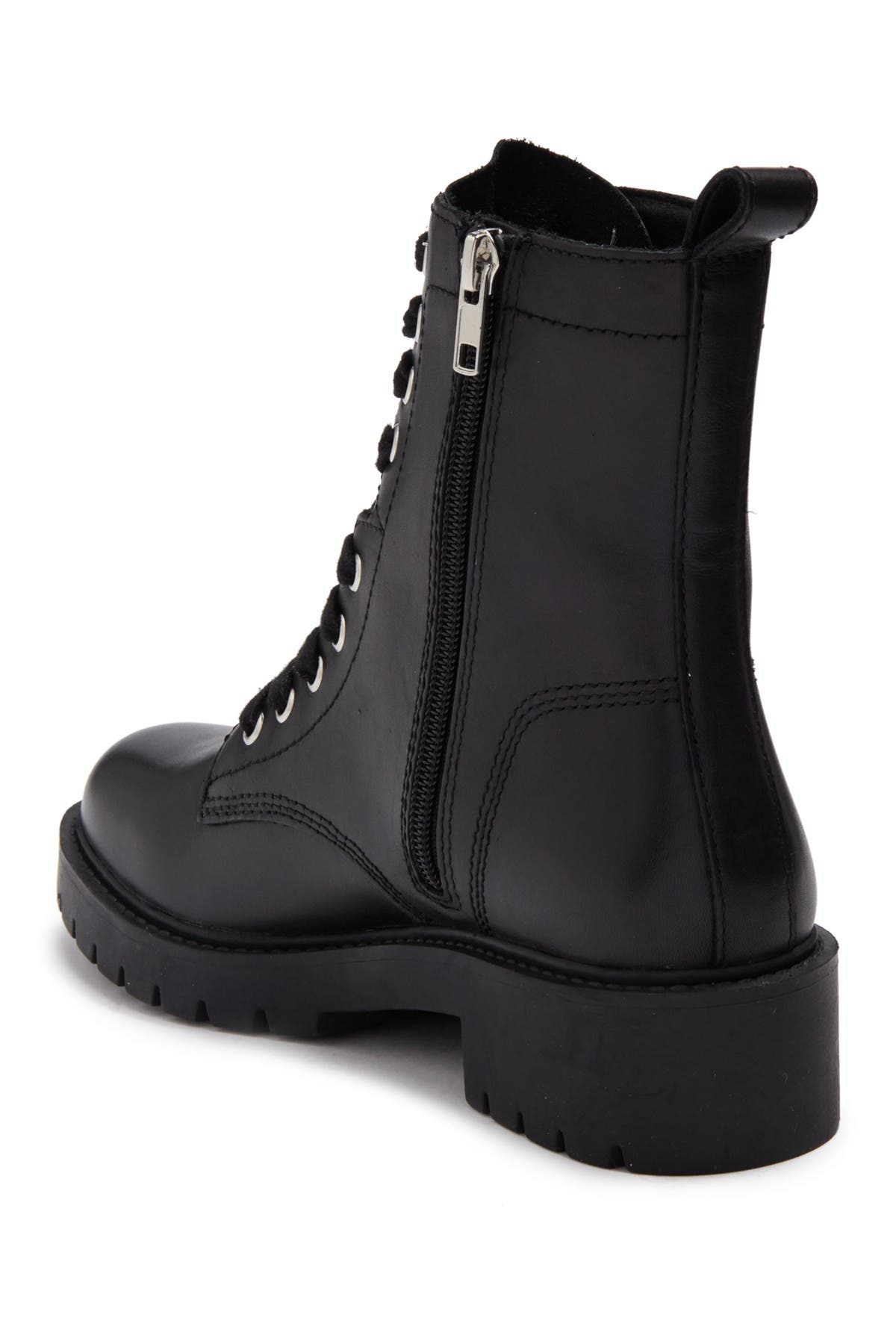 Steve Madden Checker Lug Sole Combat Boot, Alternate, color, 