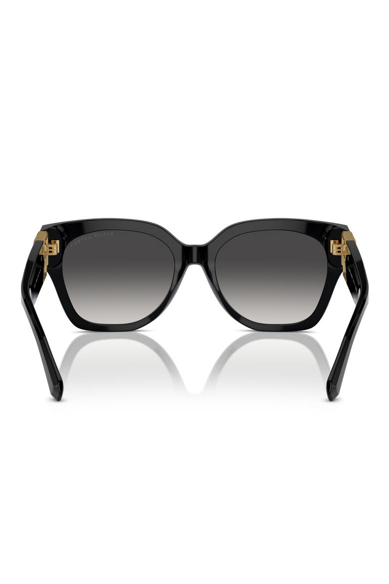 55mm Ricky Oversize Gradient Butterfly Sunglasses, Alternate, color, BLACK / GREY GRADIENT