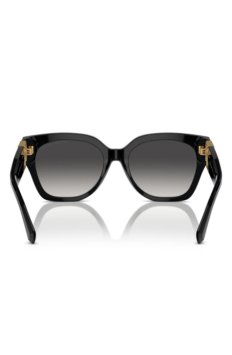 Ralph Lauren 55mm Ricky Oversize Gradient Butterfly Sunglasses, Alternate, color, Black / Grey Gradient