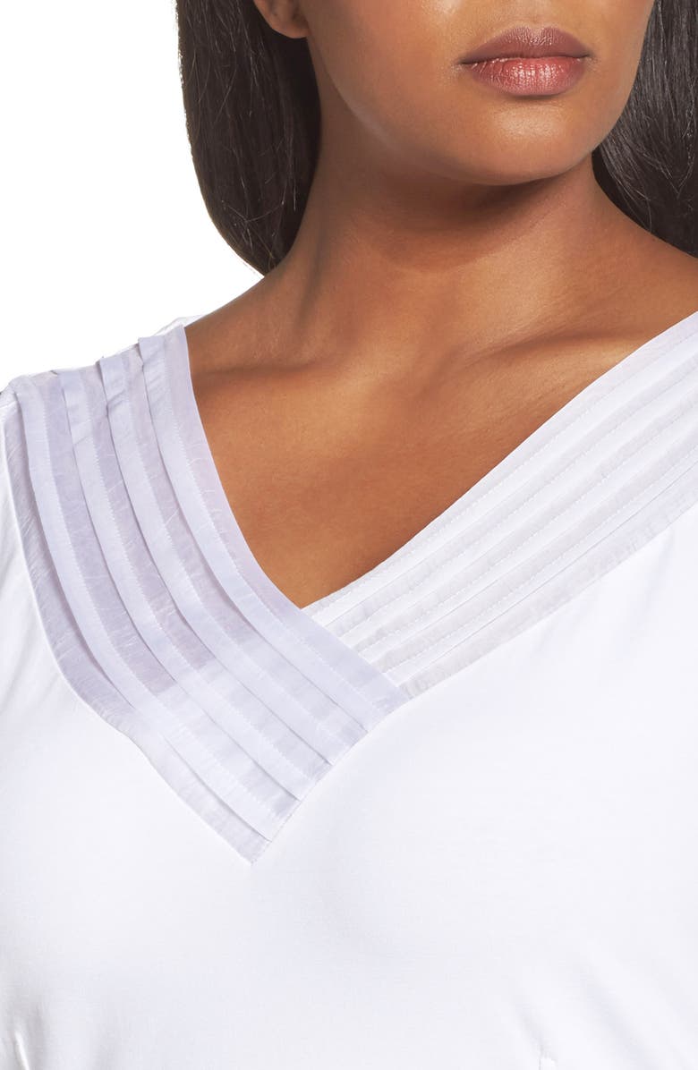 NIC+ZOE 'Sweet Pleat' Sleeveless Top, Alternate, color, 