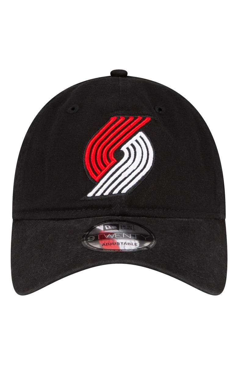 New Era Men's New Era Black Portland Trail Blazers Team 2.0 9TWENTY Adjustable Hat, Alternate, color, 