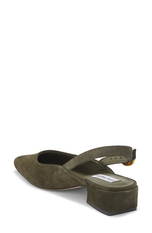 Steve Madden Diona Slingback Pump In Green