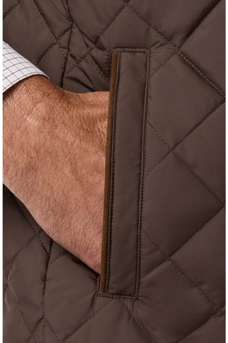 Brentwood Quilted Vest, Alternate, color, ESPRESSO