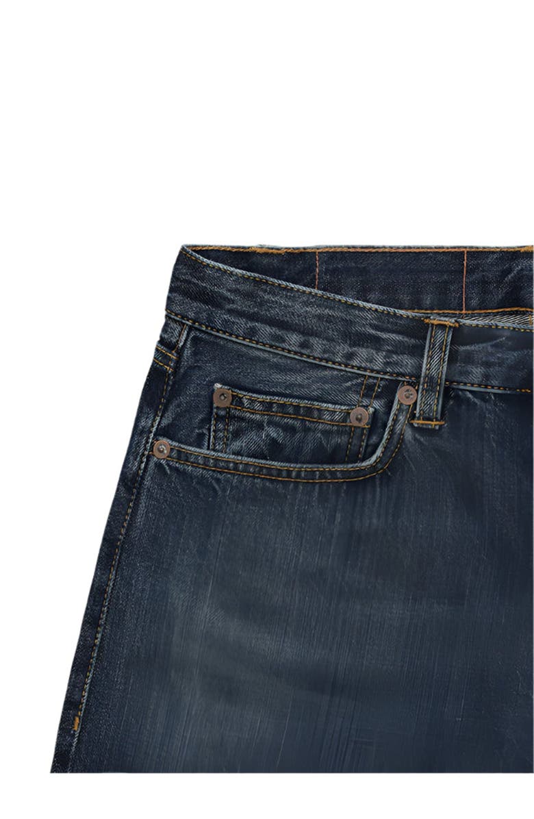 Fortela 911 Superjohn Japan Selvedge 5 Pocket High Waist Denim Pants, Alternate, color, Stone Wash