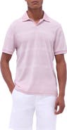 Bugatchi Tipped Johnny Collar Polo