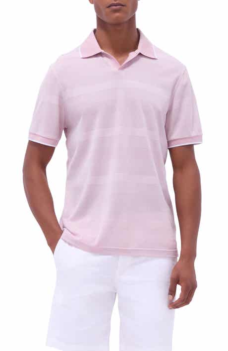 Bugatchi Tipped Johnny Collar Polo