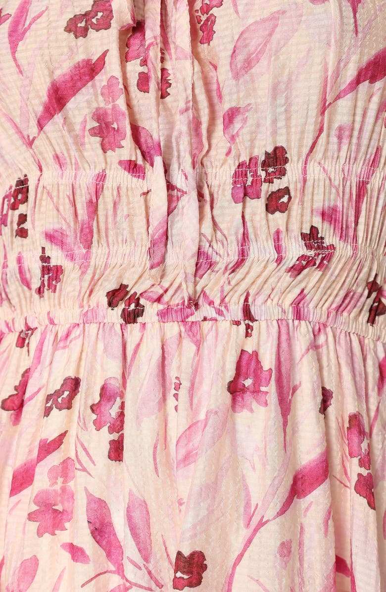 Petal & Pup Scout Floral Shirred Minidress, Alternate, color,