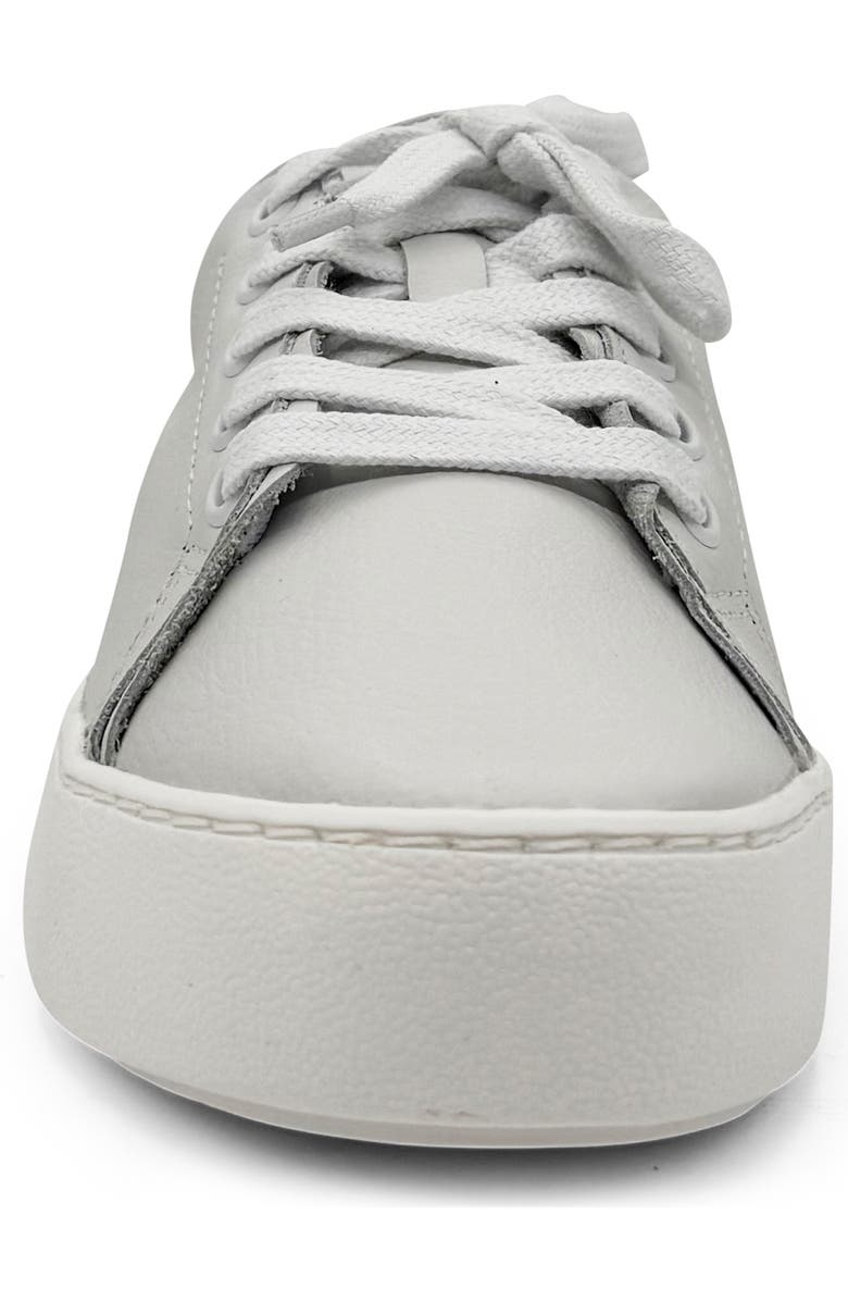 CHELSEA CREW Uganda Sneaker, Alternate, color, White/ Silver Leather