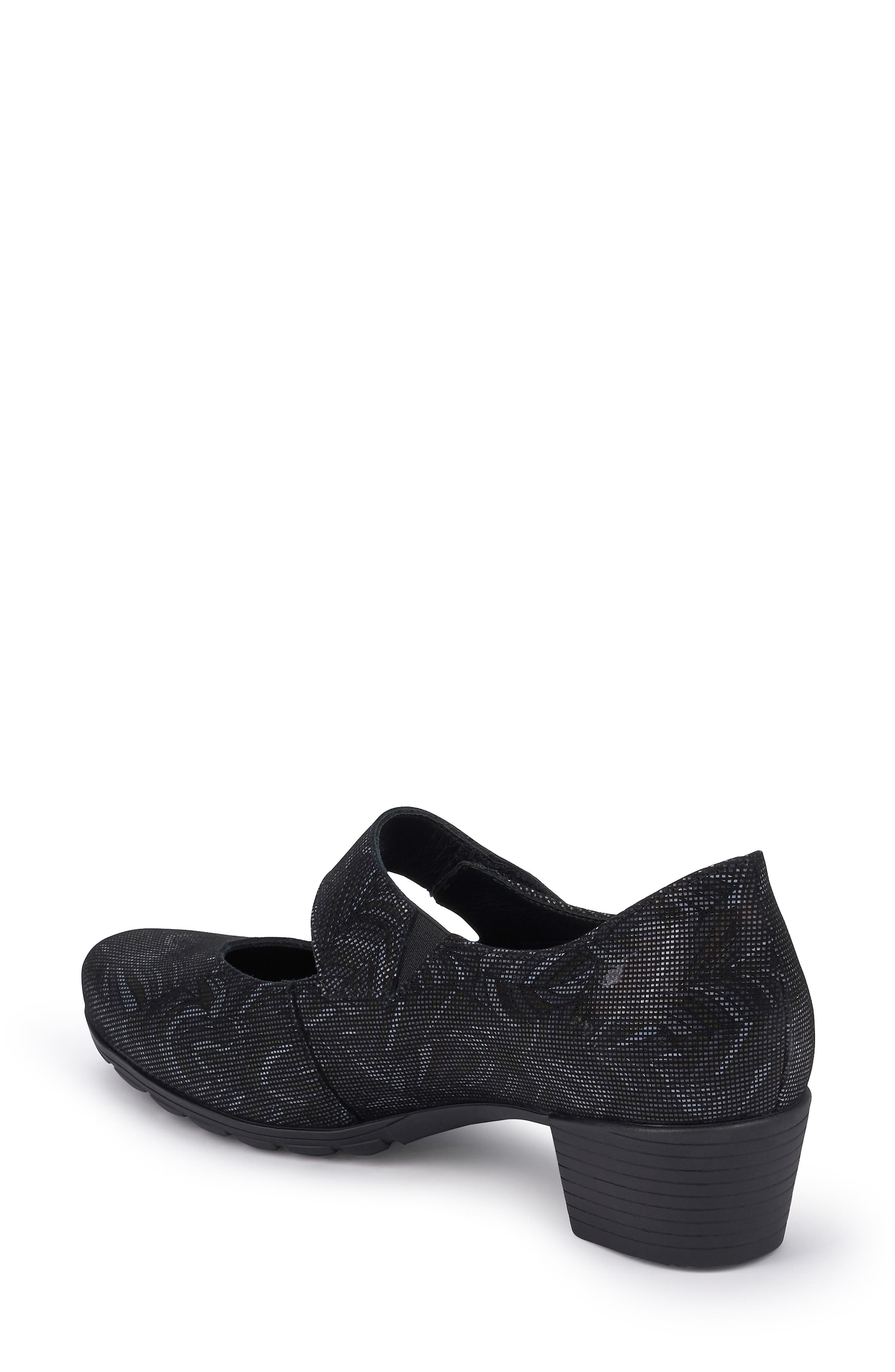 Isora Mary Jane Pump, Alternate, color, BLACK PIXEL LEATHER