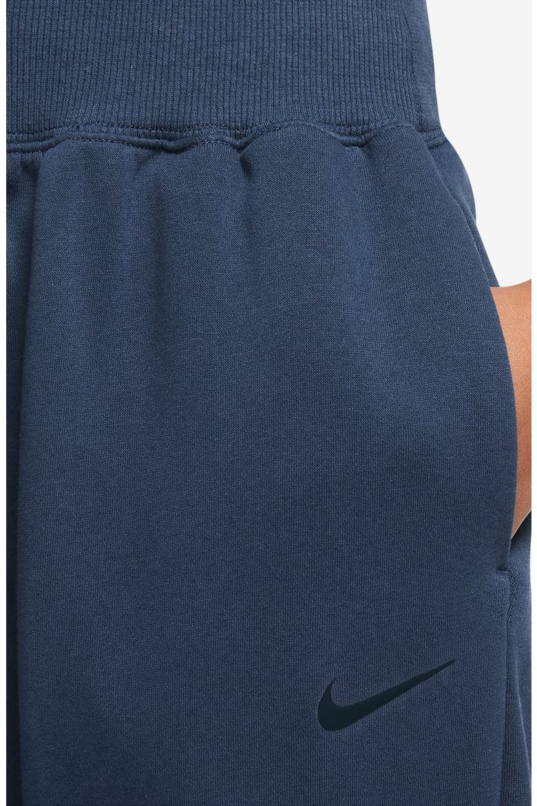 Sportswear Phoenix High Waist Fleece Sweatpants, Alternate, color, MIDNIGHT NAVY/ BLACK