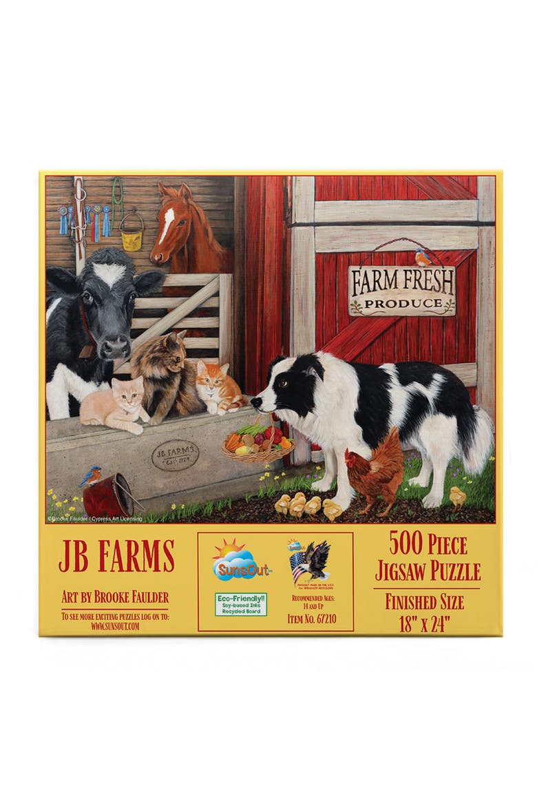 JB Farms 500 piece Jigsaw Puzzle for Adults, Alternate, color, Multicolor