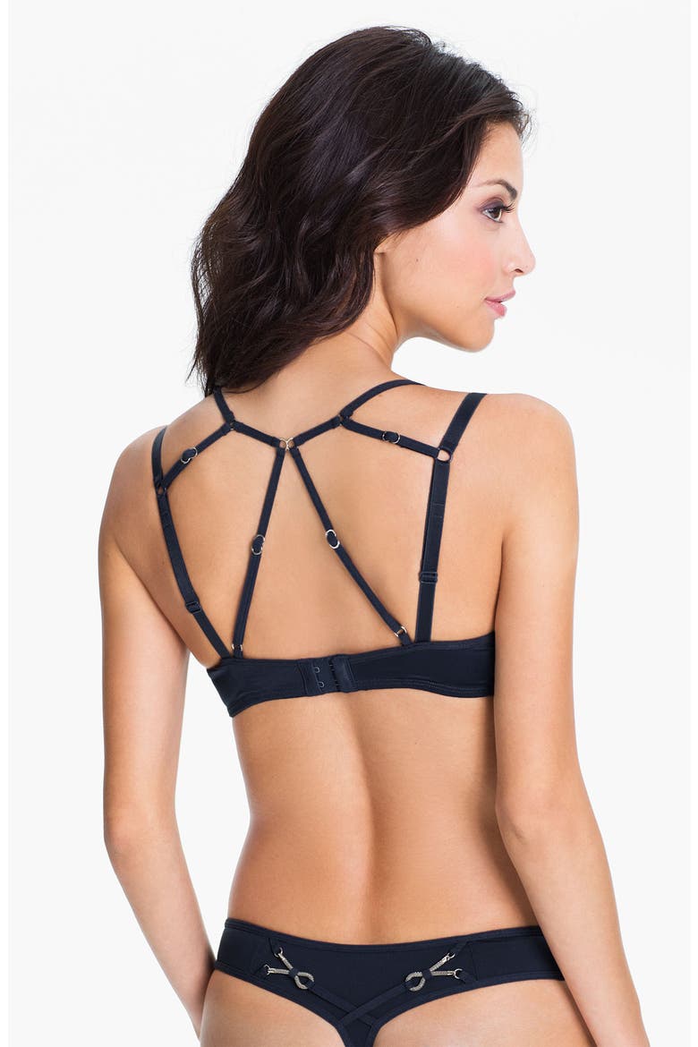 'Calder' Underwire Balconette Bra, Main, color, NIGHT BLUE