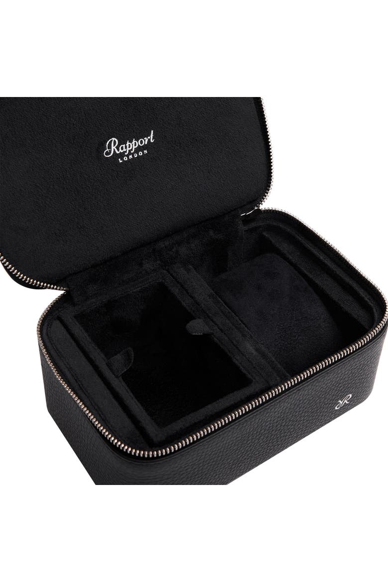 TUXEDO WATCH ZIP CASE, Alternate, color, Black