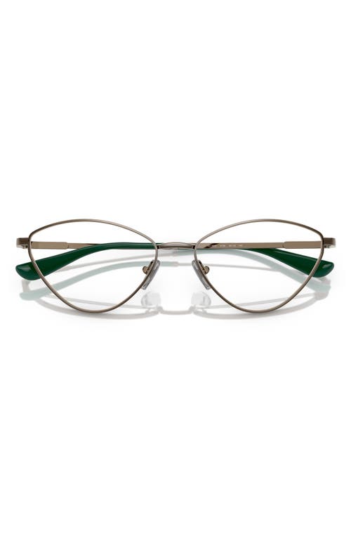 Vogue 55mm Irregular Optical Glasses In Lite Brown