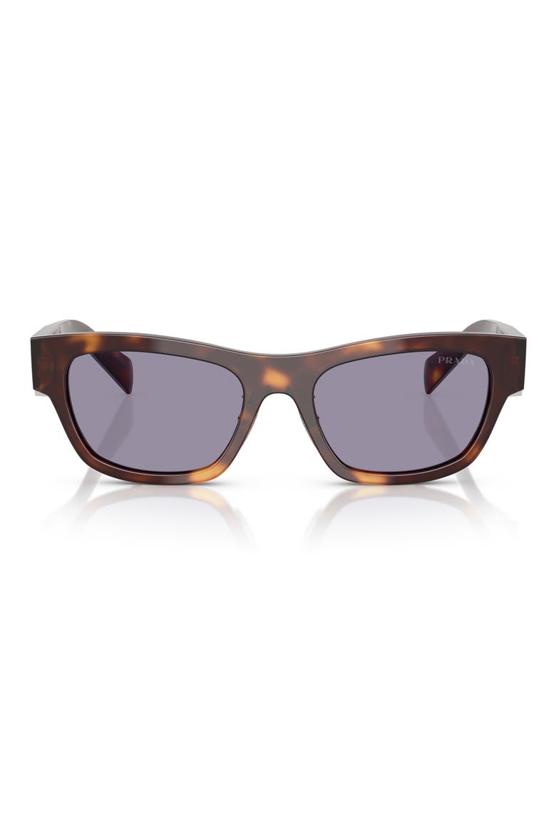 53mm Butterfly Sunglasses, Main, color, BROWN