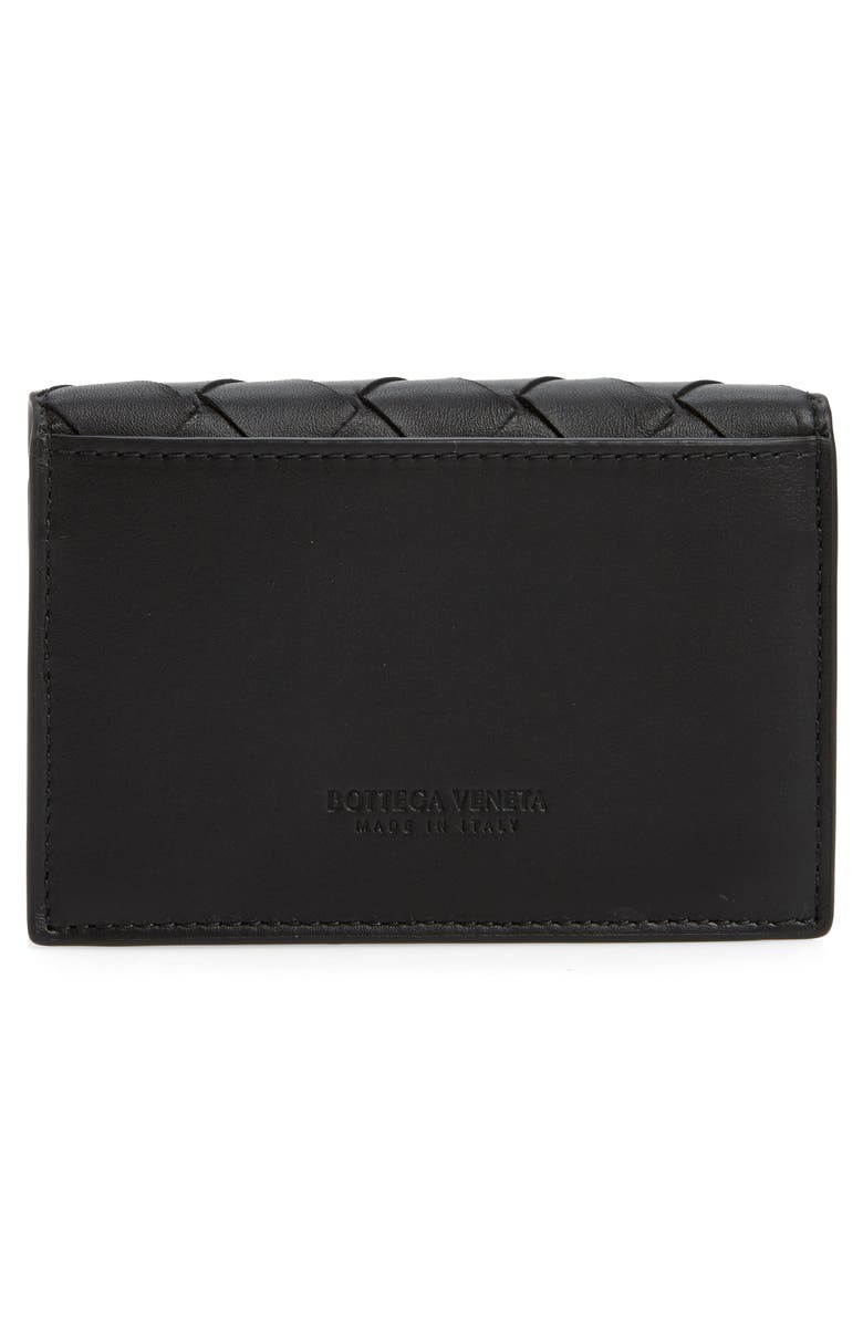 Bottega Veneta Intrecciato Foldover Leather Wallet, Alternate, color, 