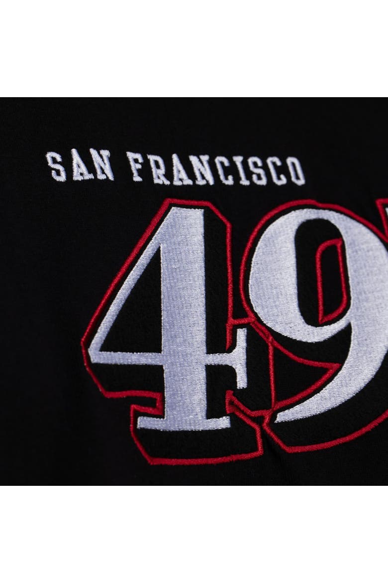 Men's Mitchell & Ness  Black San Francisco 49ers Big & Tall Training Camp Long Sleeve T-Shirt, Alternate, color, Black