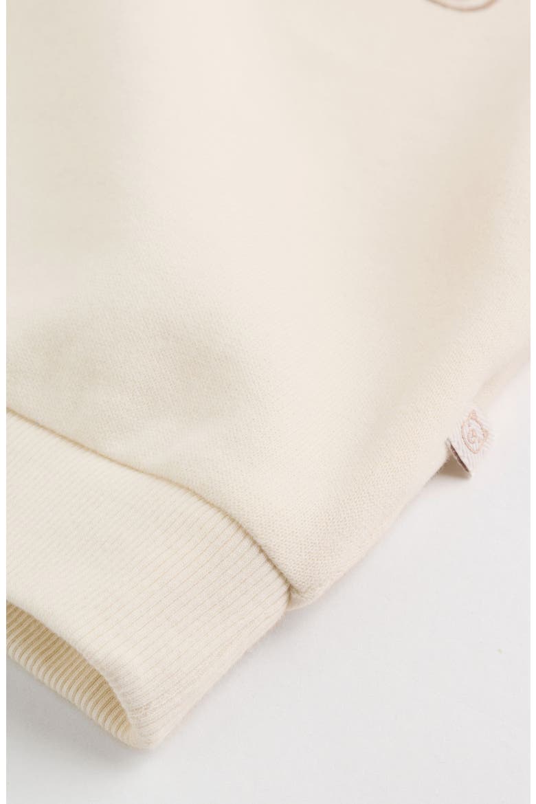 Embroidered Sweatshirt & Check Pants Set, Alternate, color, NEUTRAL