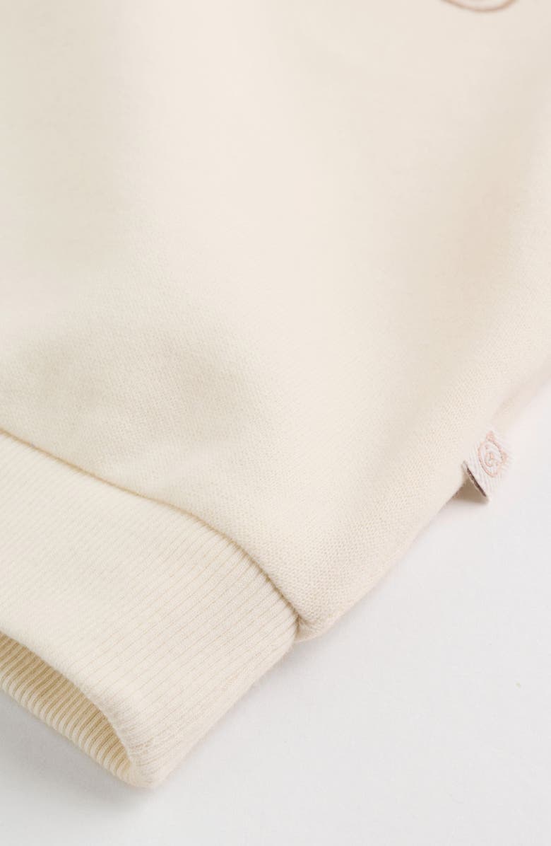 NEXT Embroidered Sweatshirt & Check Pants Set, Alternate, color, Neutral