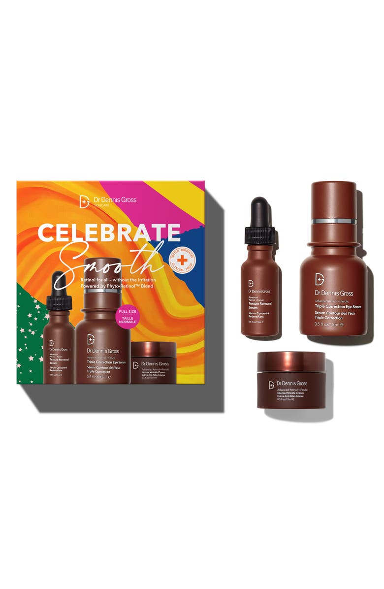 Dr. Dennis Gross Skincare Celebrate Smooth Set (Limited Edition) USD $127 Value, Main, color, 