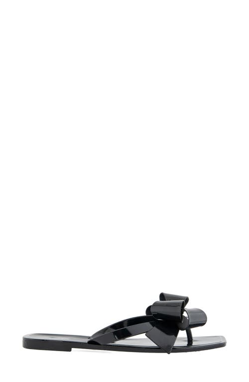 Bcbgeneration Lima Bow Jelly Sandal In Black