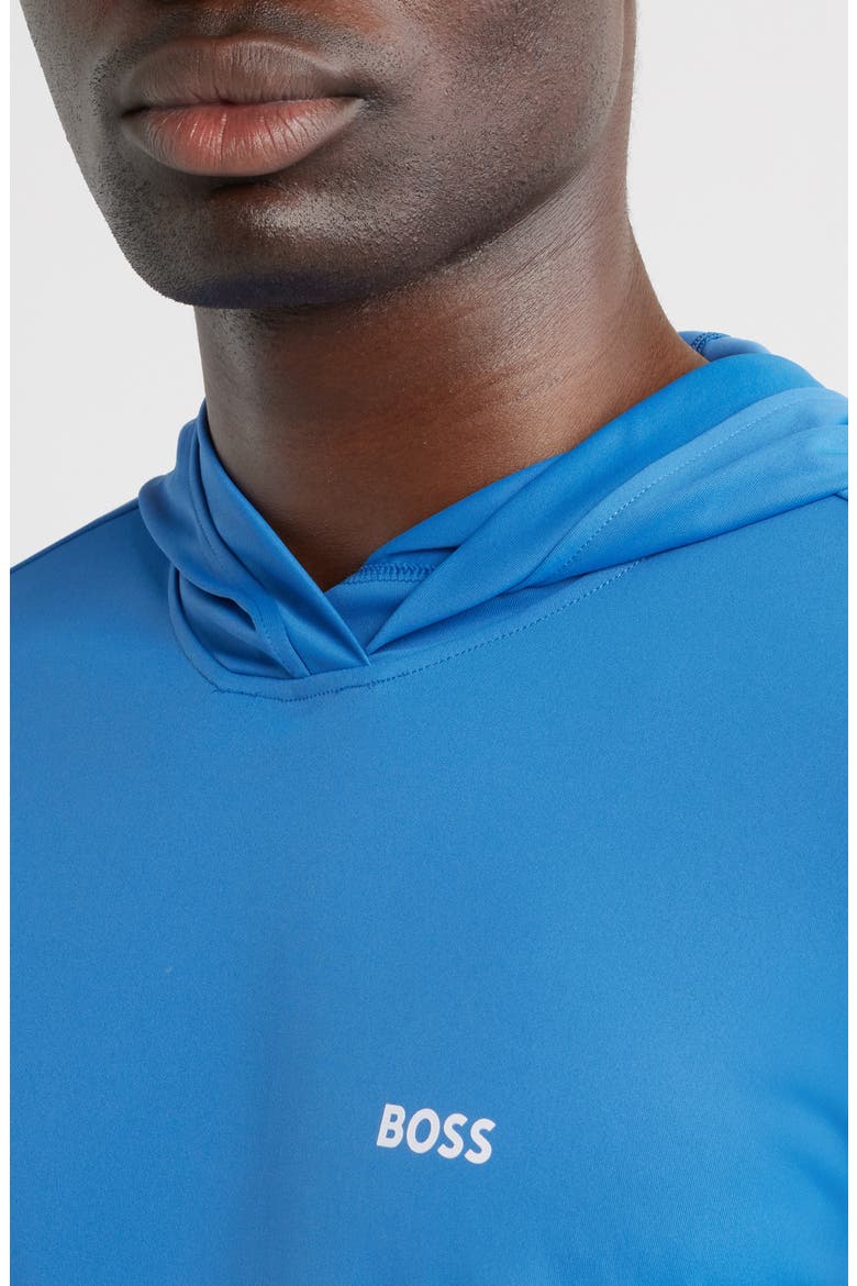 Hooded Long Sleeve Rashguard, Alternate, color, BRIGHT BLUE