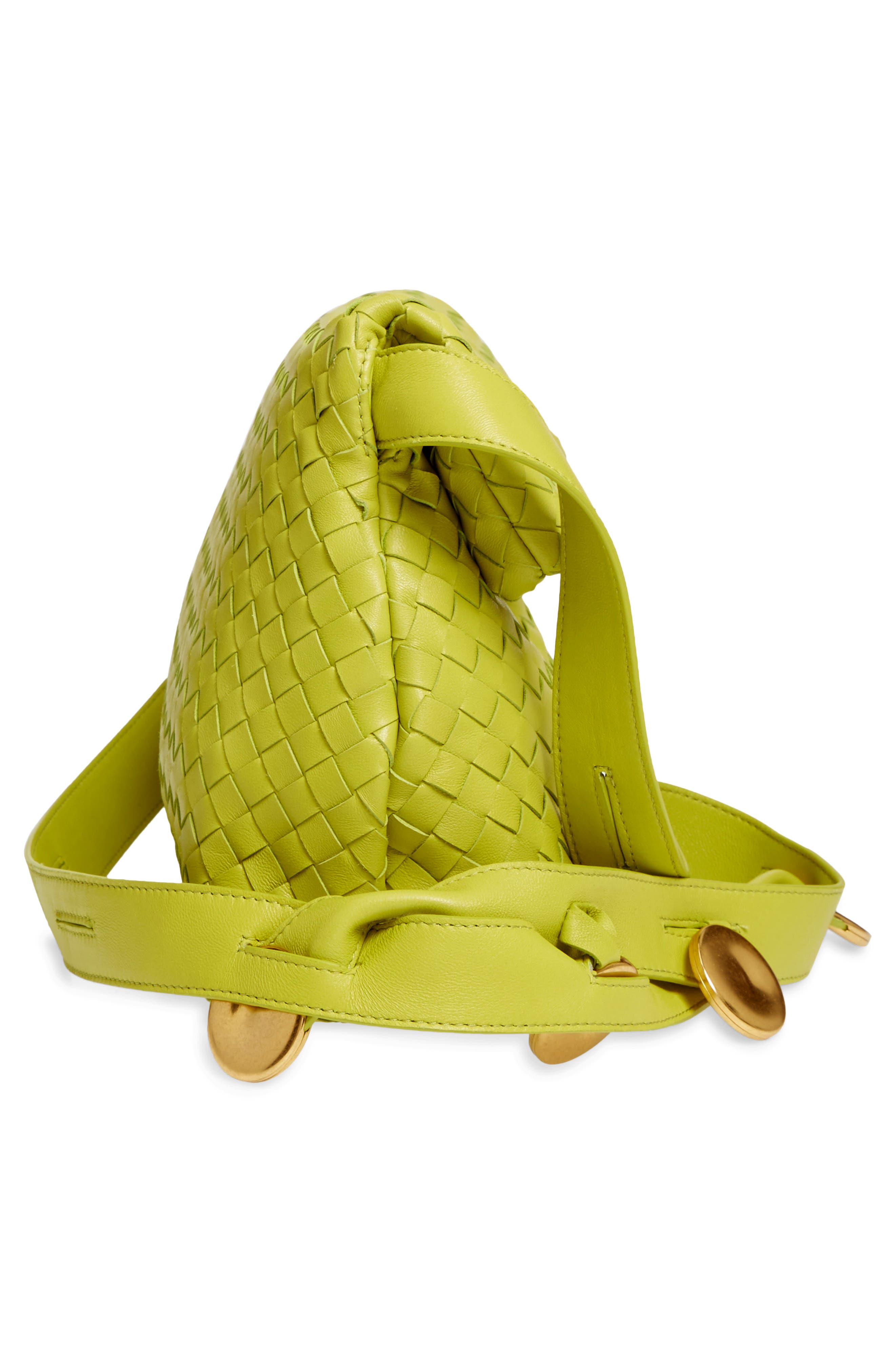 Bottega Veneta The Fold Padded Intrecciato Leather Crossbody Bag, Alternate, color, 