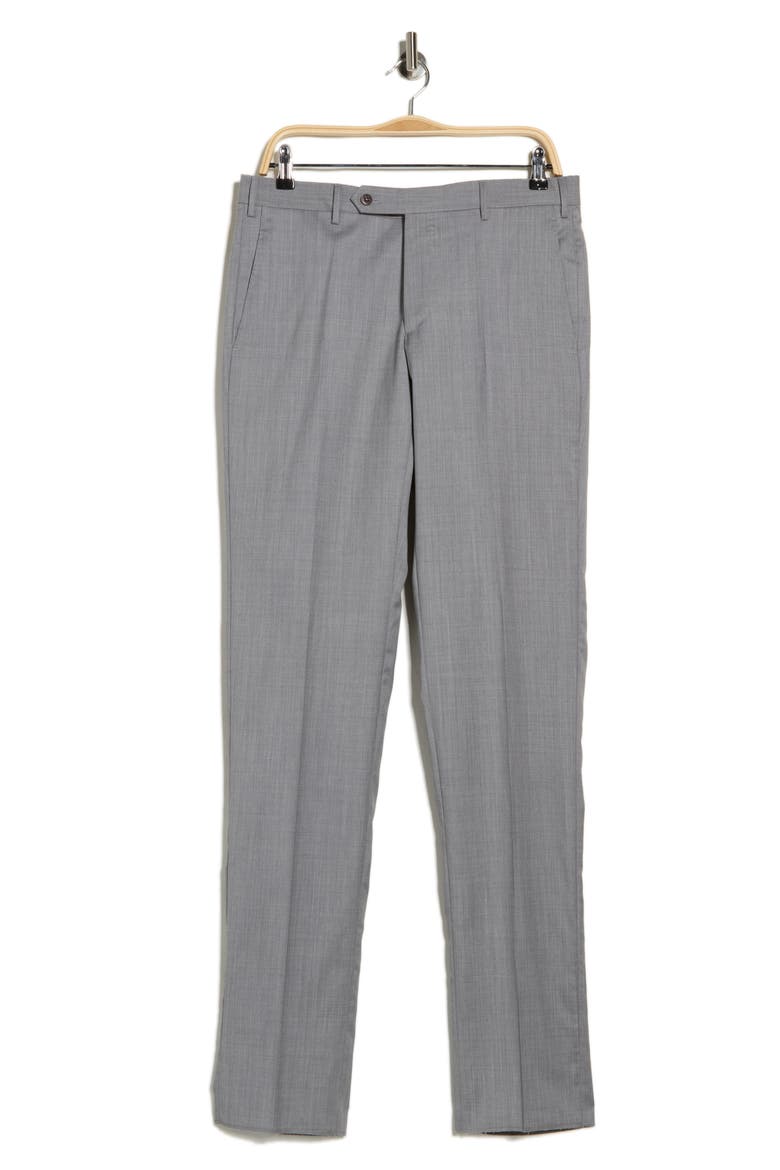 Parker Platinum Super 130's Gabardine Dress Pants, Alternate, color, LIGHT GREY