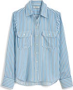 Madewell Stripe Utility Pocket Button-Up Shirt