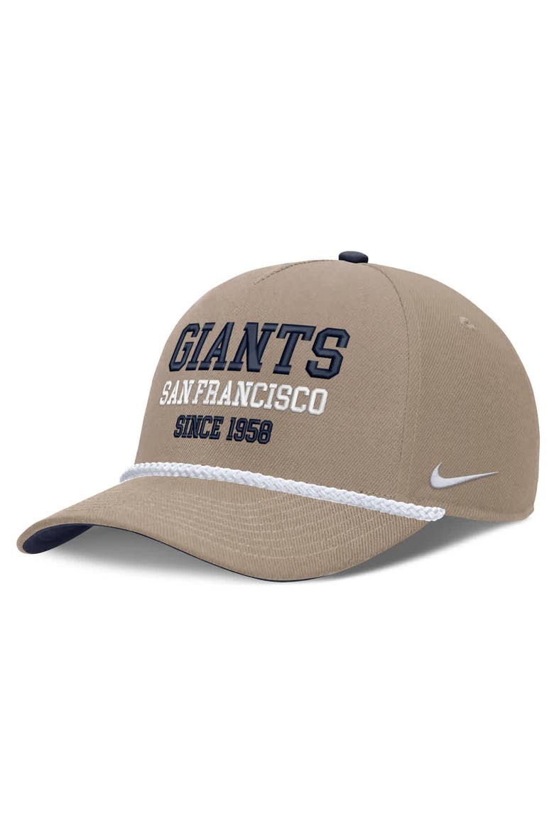 Men's Nike  Khaki San Francisco Giants Father's Day Rope Rise Adjustable Hat, Main, color, Khaki