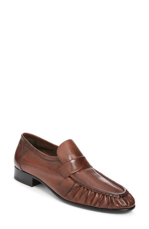 Leather Grained Soft Loafer