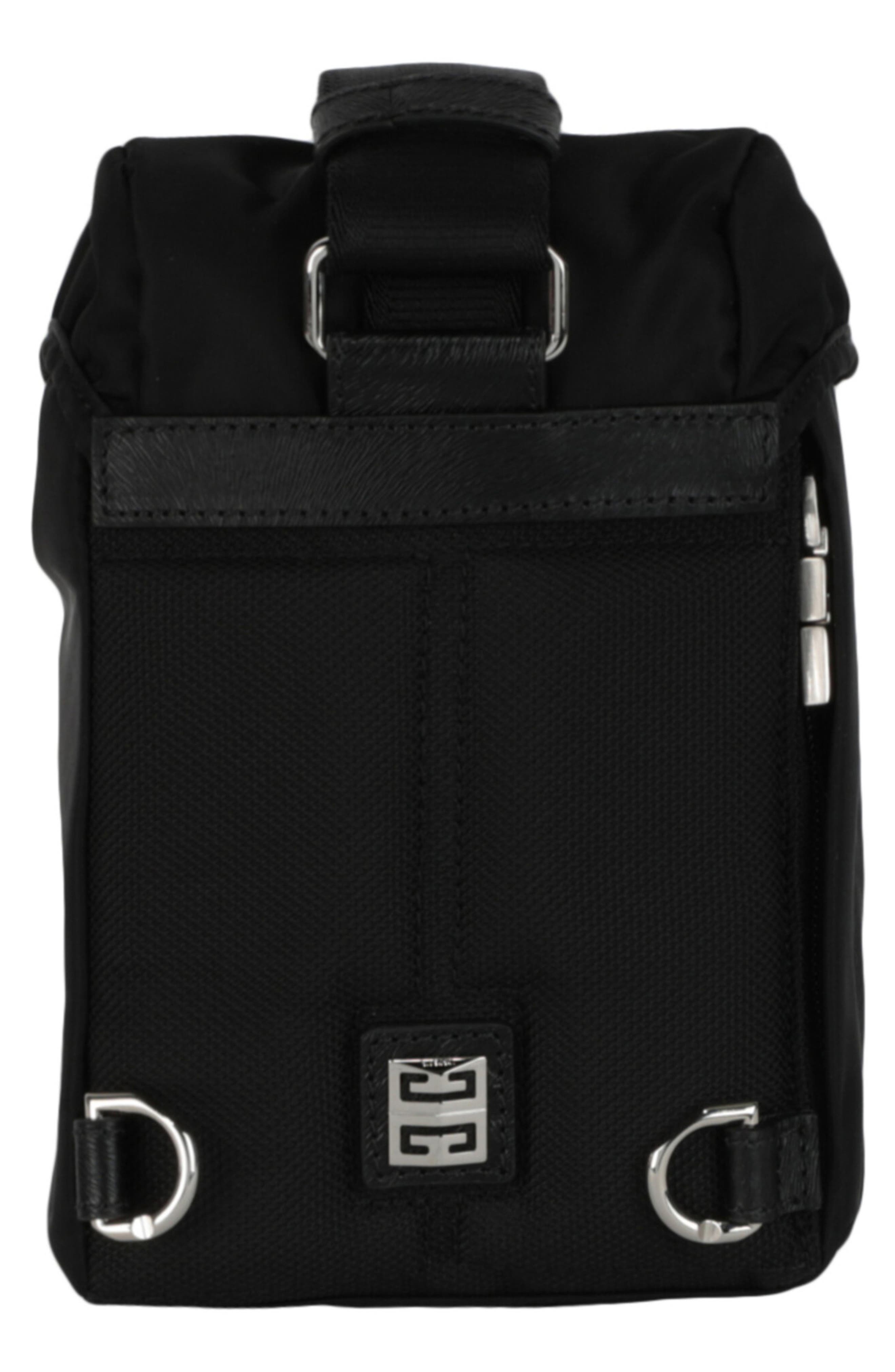 Givenchy Woven Crossbody Bag, Alternate, color, Black