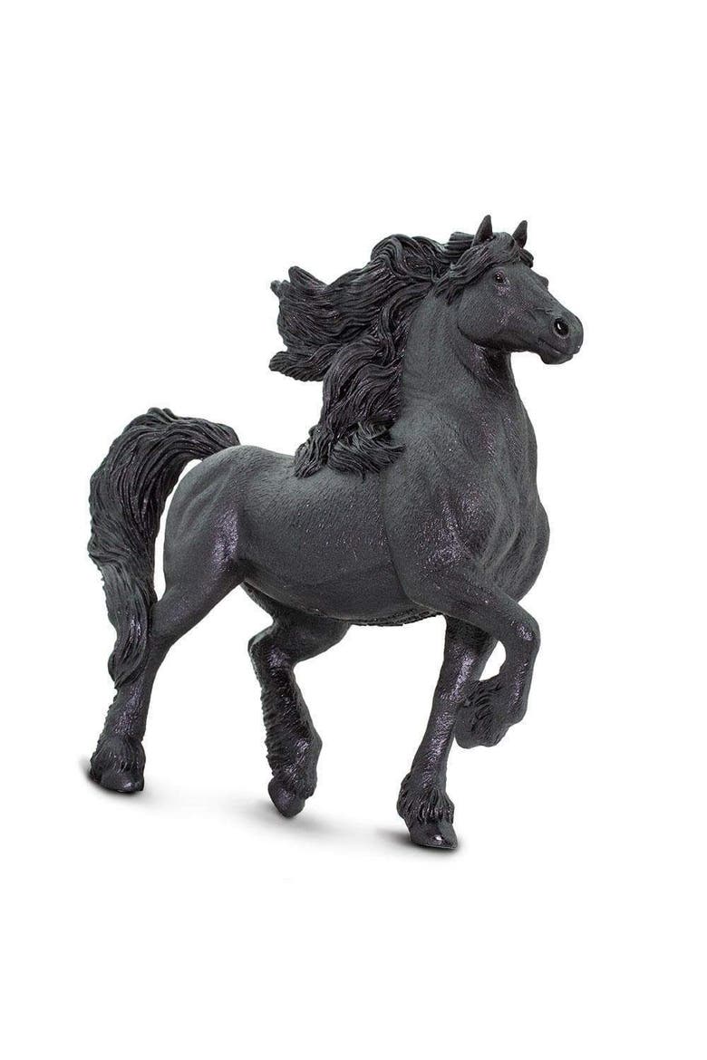 Friesian Mare Horse Toy, Alternate, color, None