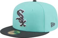 New Era Men's New Era Turquoise/Charcoal Chicago White Sox Two-Tone Color Pack 59FIFTY Fitted Hat