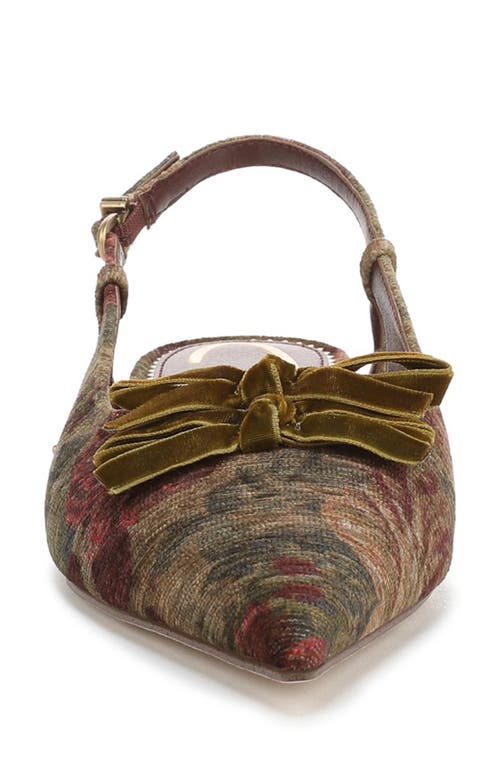 Circus Ny By Sam Edelman Delanie Pointed Toe Slingback Flat In Multi