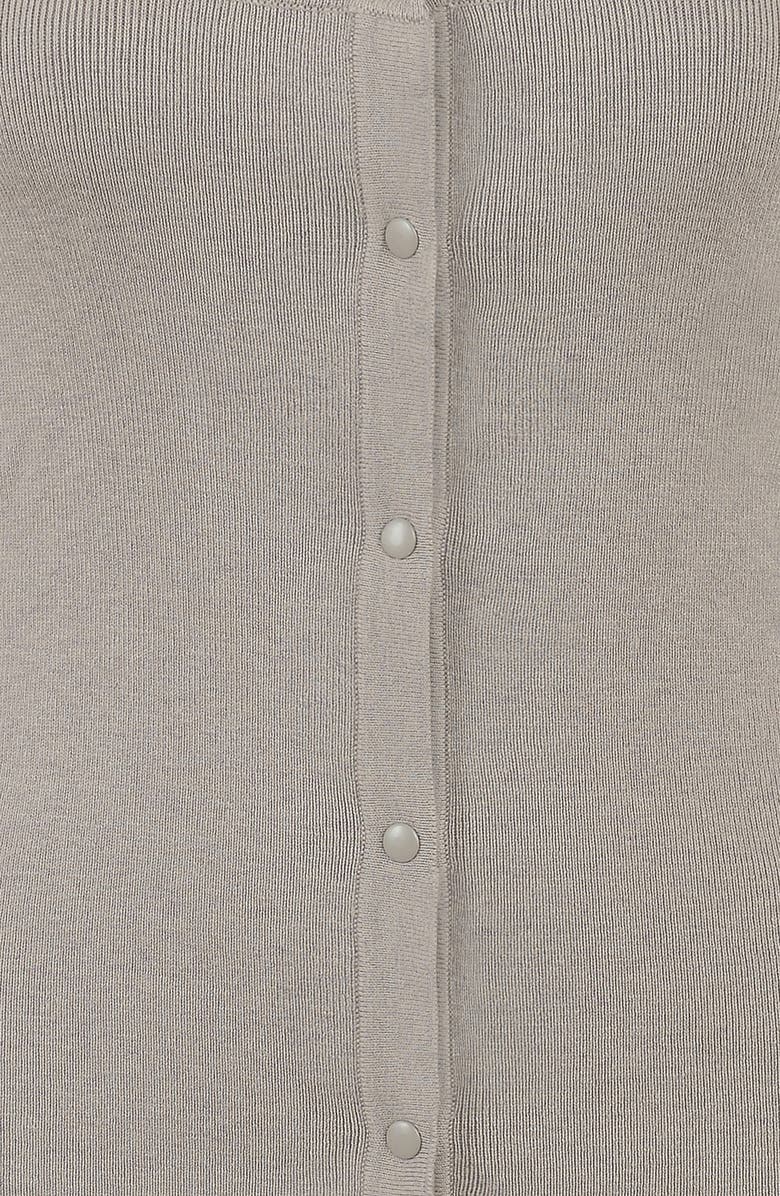 HOUSE OF CB Chunky Cuff Cardigan, Alternate, color, Grey