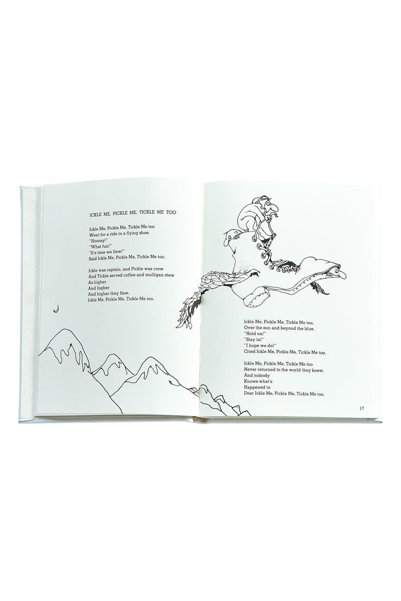 Where the Sidewalk Ends Poems and Drawings Leather Edition, Alternate, color, White
