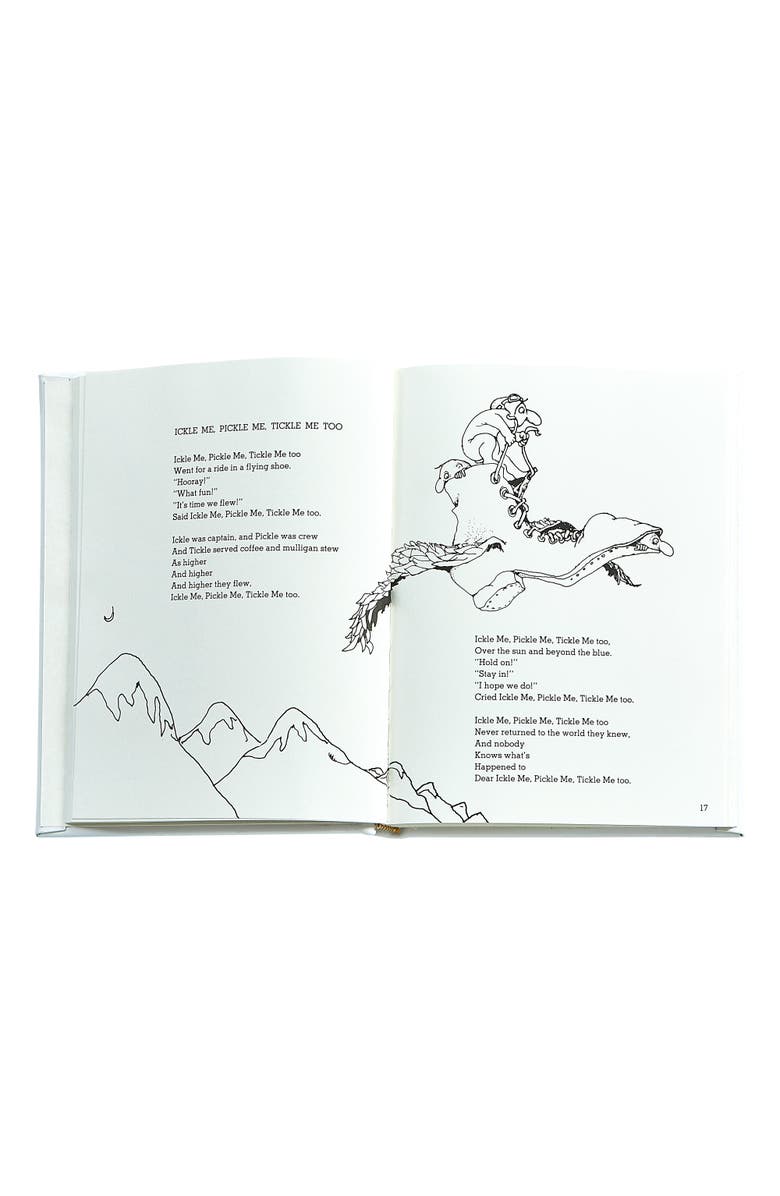 Graphic Image Where the Sidewalk Ends Poems and Drawings Leather Edition, Alternate, color, White