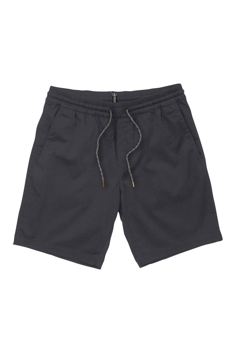 Frickin' Elastic Waist Shorts, Alternate, color, CHARCOAL