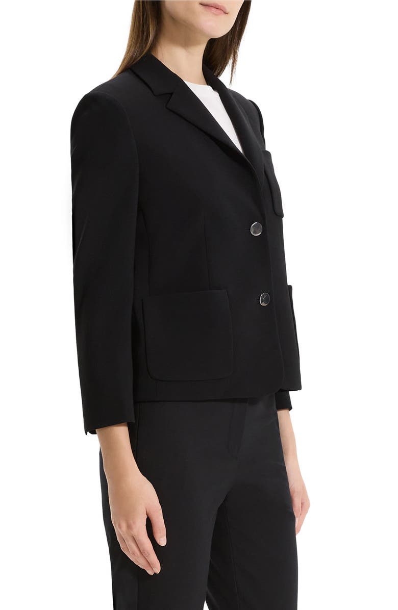 Theory Shrunken Single Breasted Blazer, Alternate, color,
