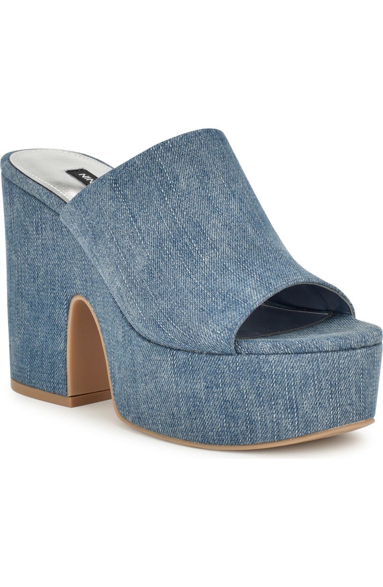 Nine West Olley Platform Sandal, Main, color,