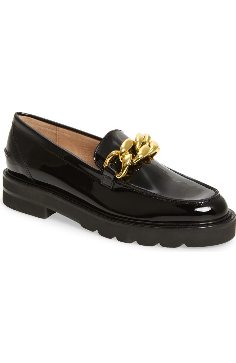 Stuart Weitzman Mott Lift Chain Platform Loafer, Main, color,