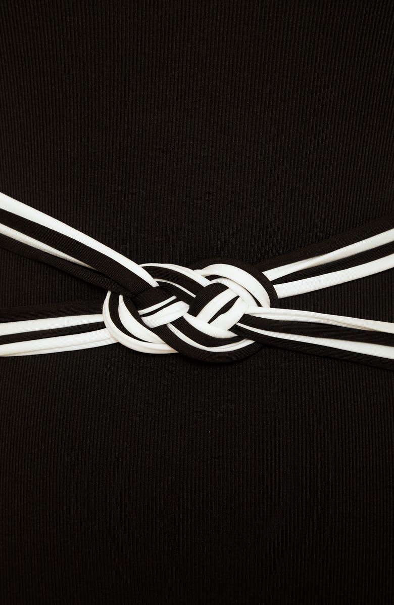 Trina Turk Triumph Braided One-Piece Swimsuit, Alternate, color, Black