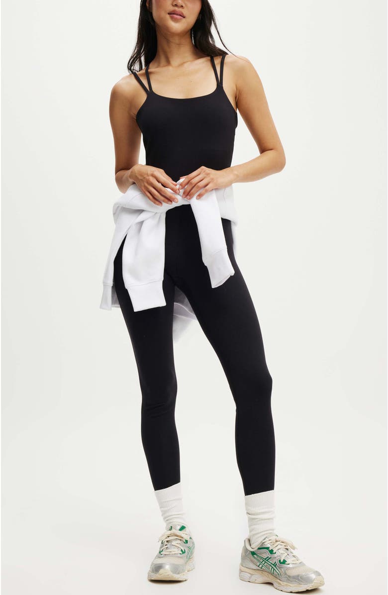 COTTON ON BODY Women's Active Ultra Soft Double Strap Full Length All In One, Main, color,