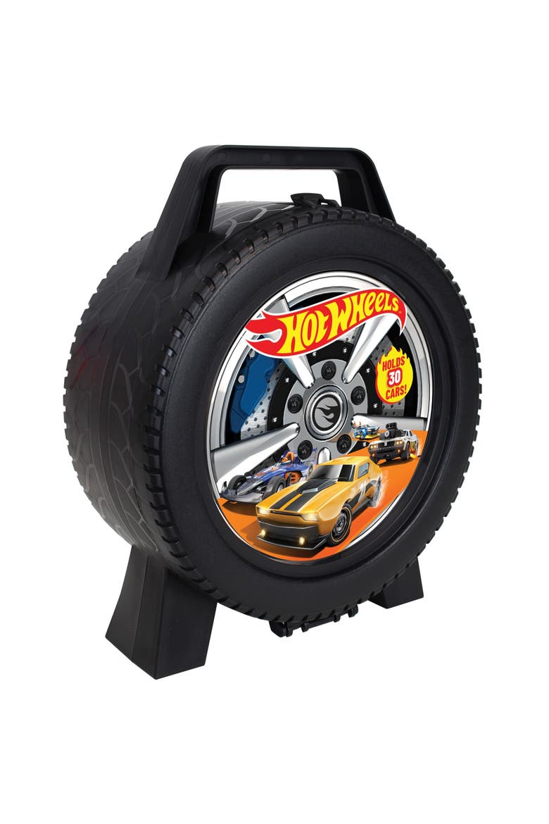 30 Car Carrying Case For Toy Vehicles, Alternate, color, Black
