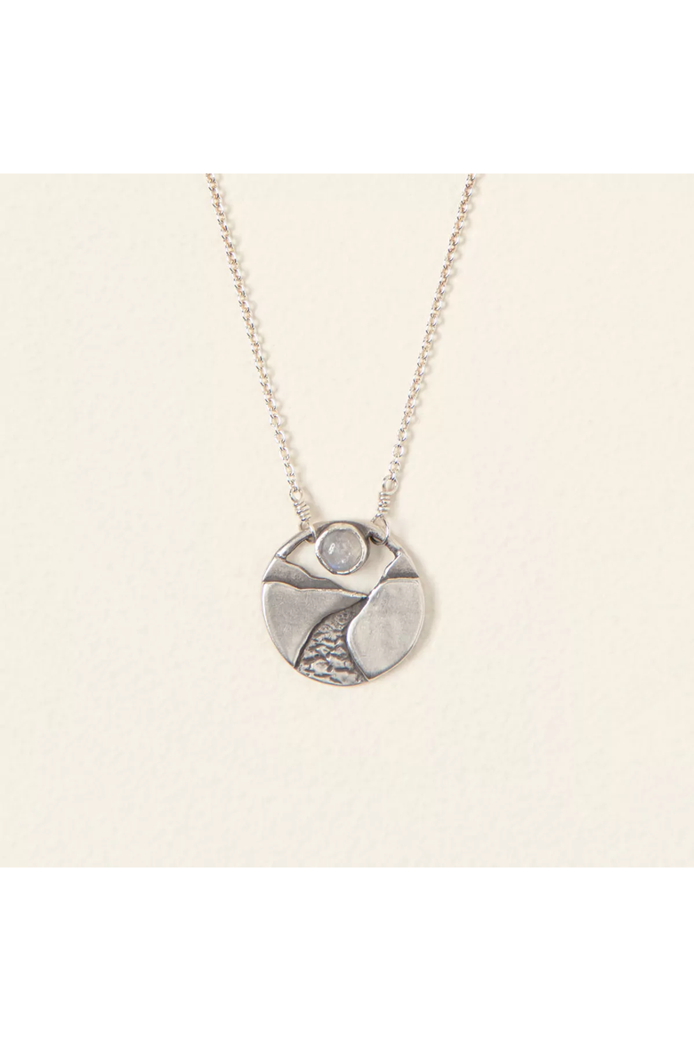 Follow Your Own Path Necklace by Britta Ambauen, Alternate, color, Silver