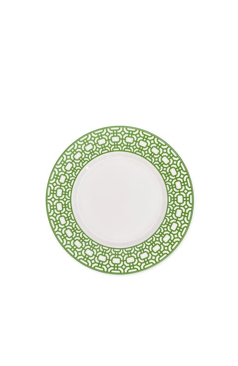 Newport Verde Garden Gate Salad Plate - Porcelain - Set 4